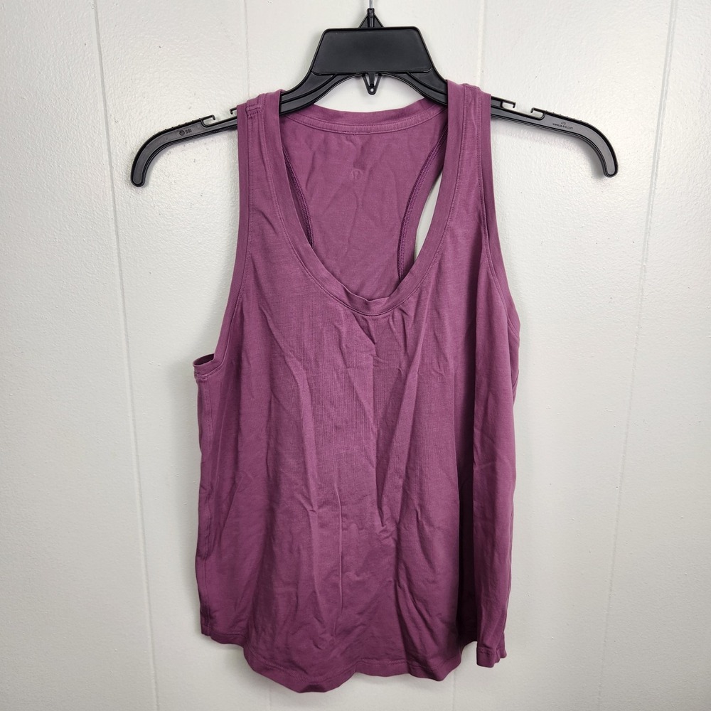 Lululemon Tank Top Purple Racerback Built-in Bra Women's Estimated Small
